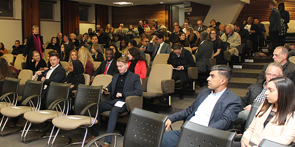 Attendees at Law prize giving 2019